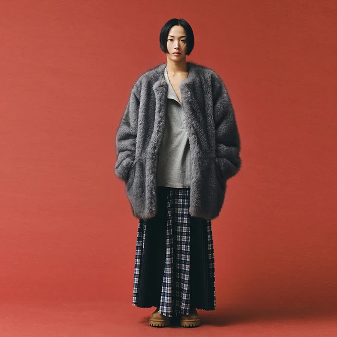 Plzproject middle fur jacket 퍼자켓 상품이미지2