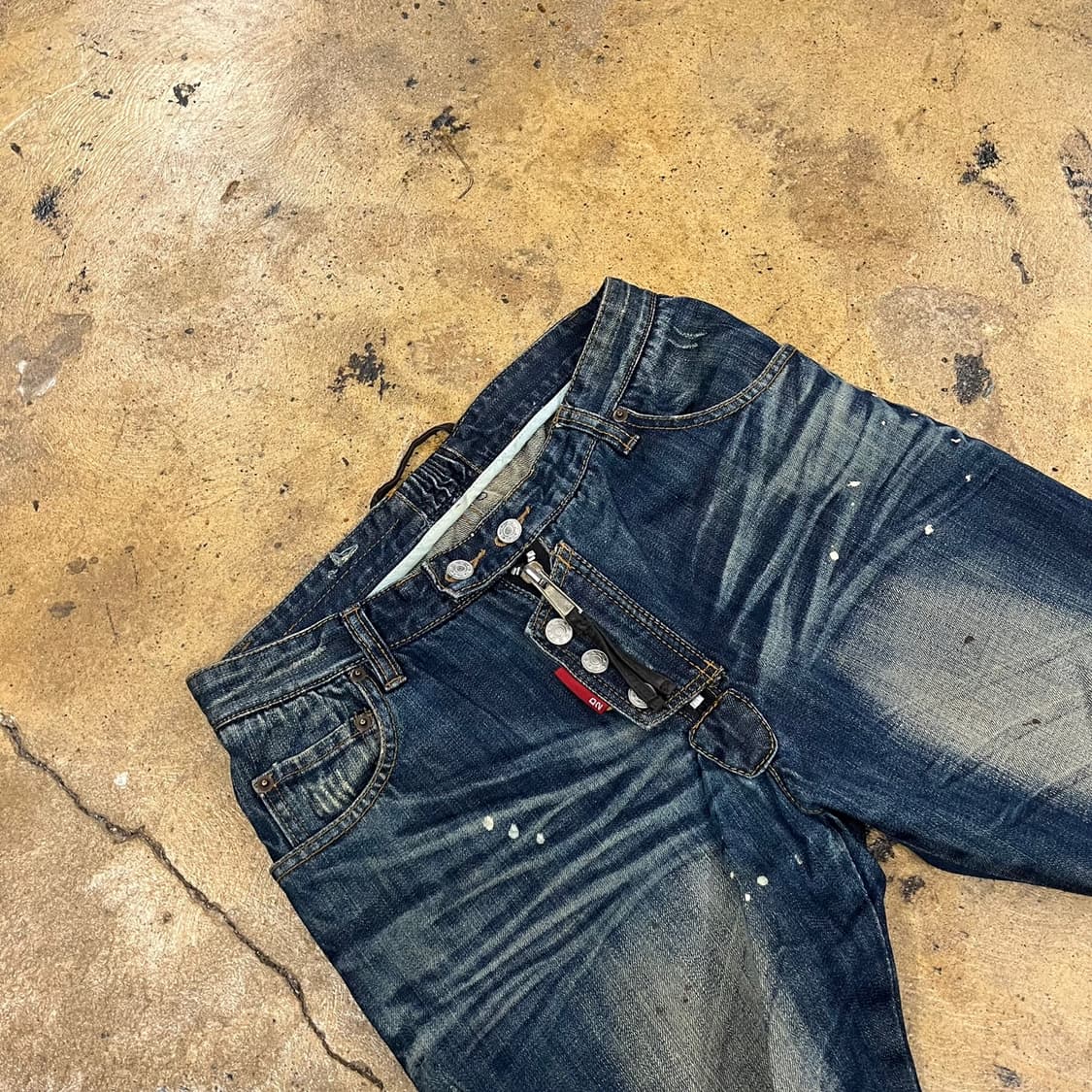 [정품/48] 디스퀘어드2 빈티지 워싱 데님 청바지 b17 상품이미지1