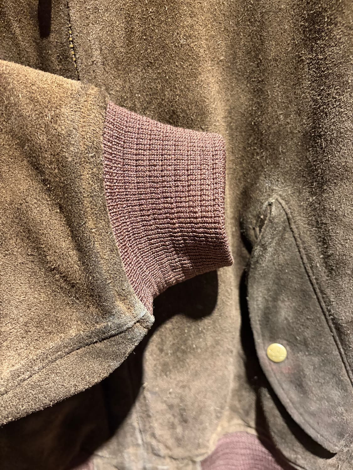 Karl hemut suede jacket / 칼 헬무트 스웨이드블루종 상품이미지5