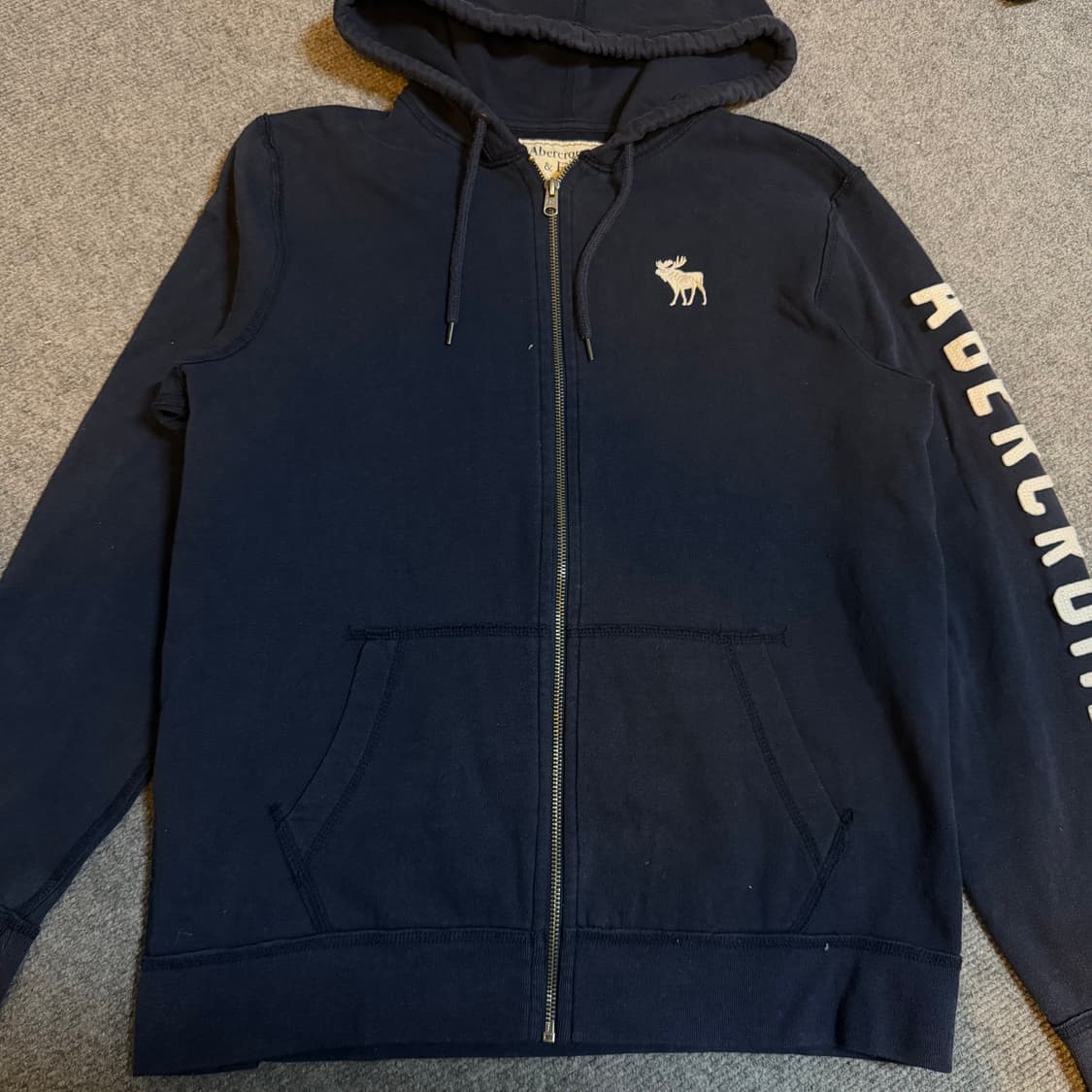 아베크롬비 네이비 후드집업 m 상품이미지2