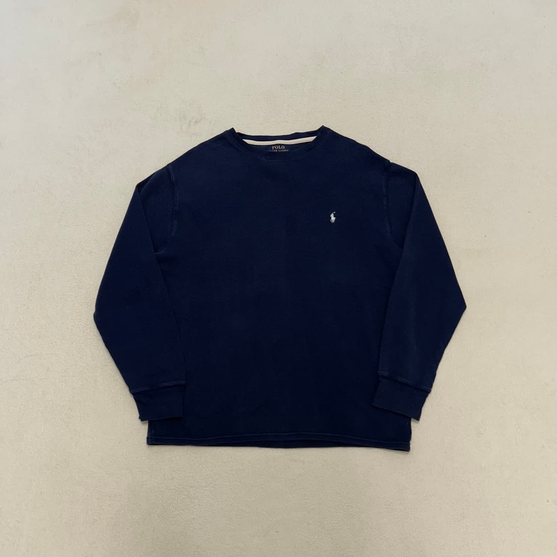 Polo navy waffle tee 상품이미지4