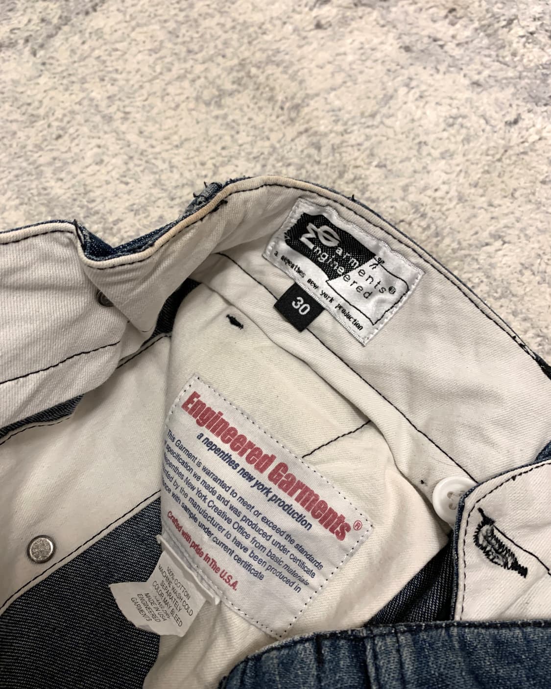 엔지니어드 가먼츠 데님 팬츠 상품이미지6