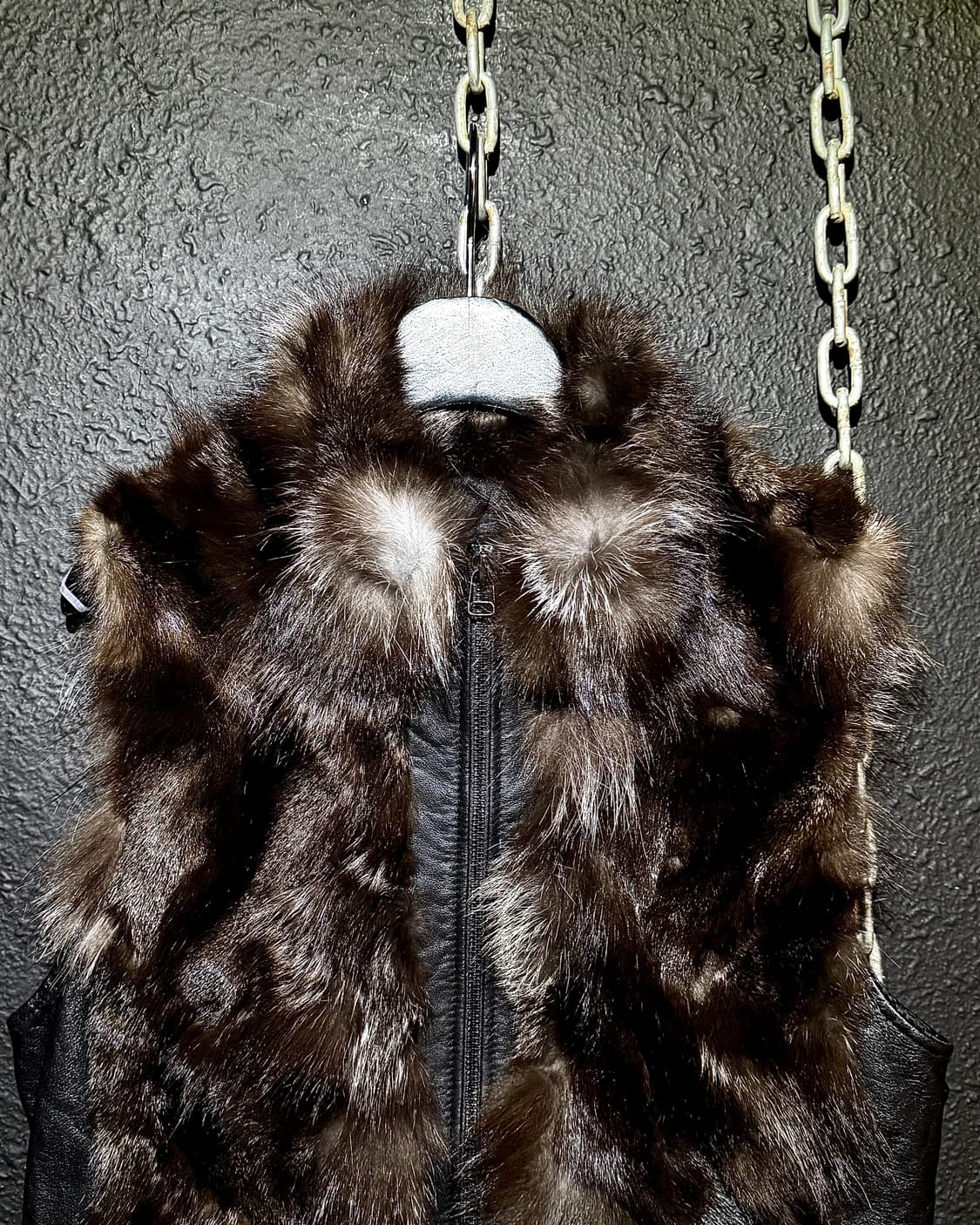 Fox Fur & Sheepskin Leather Vest 상품이미지6