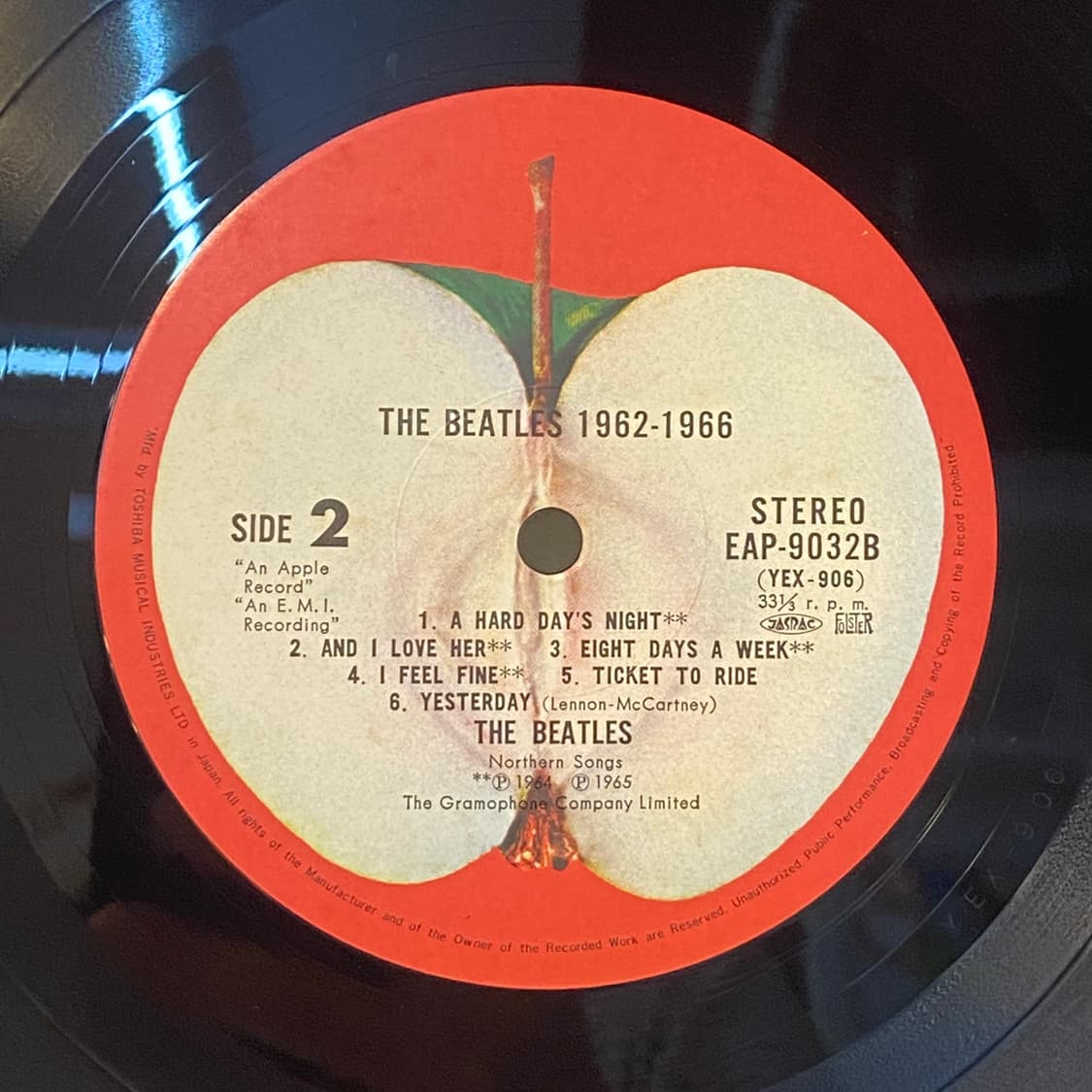 (LP-일본반) The Beatles - 1962-1966 (Red Al 상품이미지5