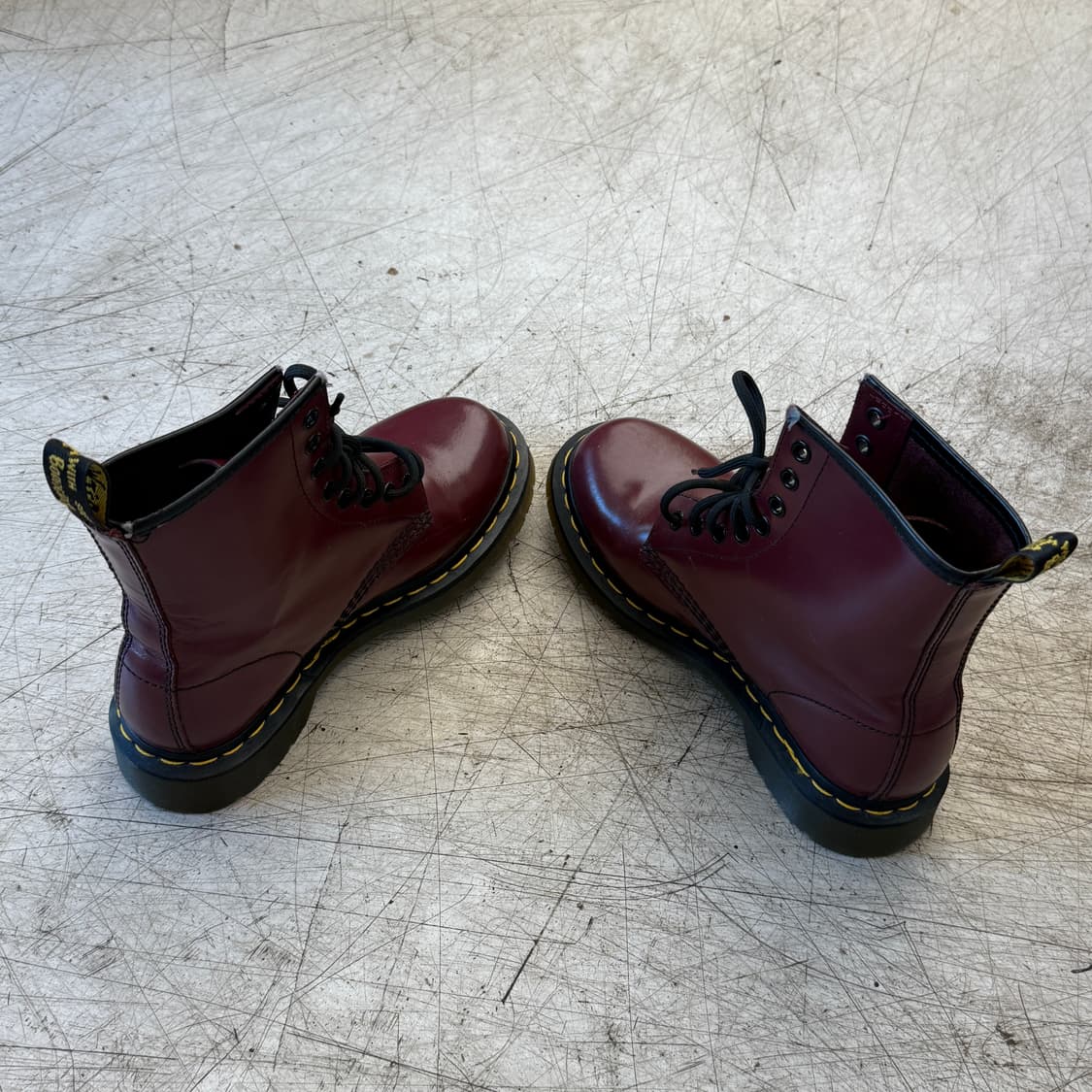 닥터마틴 1460 버건디 부츠 UK4 상품이미지4