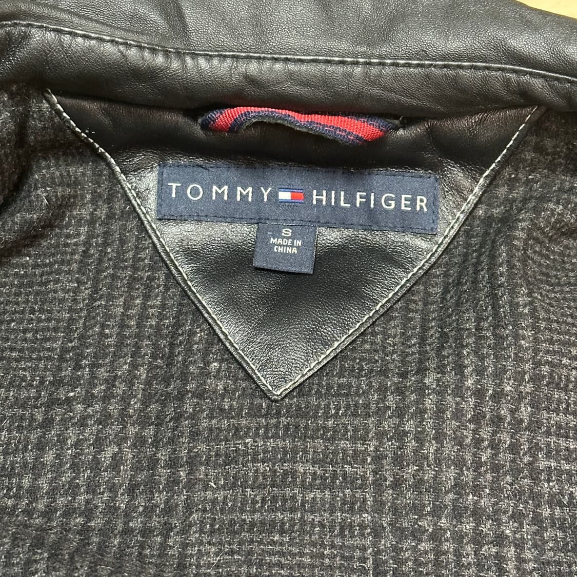 타미힐피거 리얼레더 카코트 S 상품이미지5