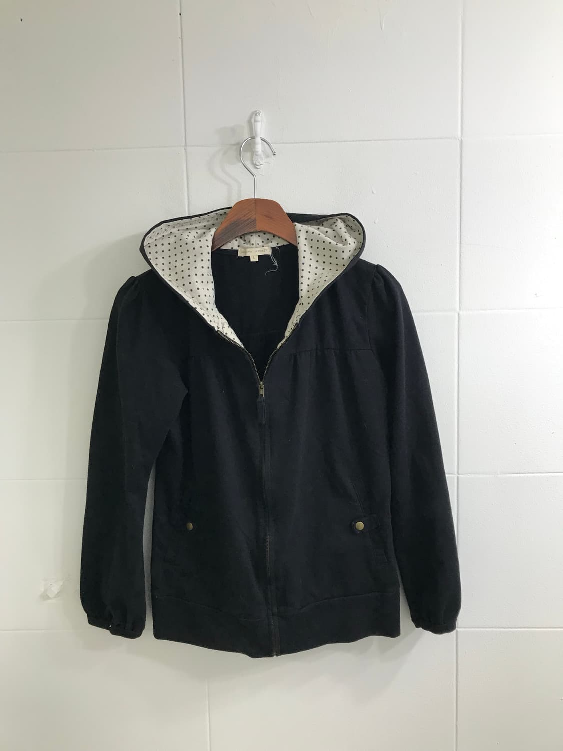 무채색 도트 니혼진 코트 코디세트 상품이미지6