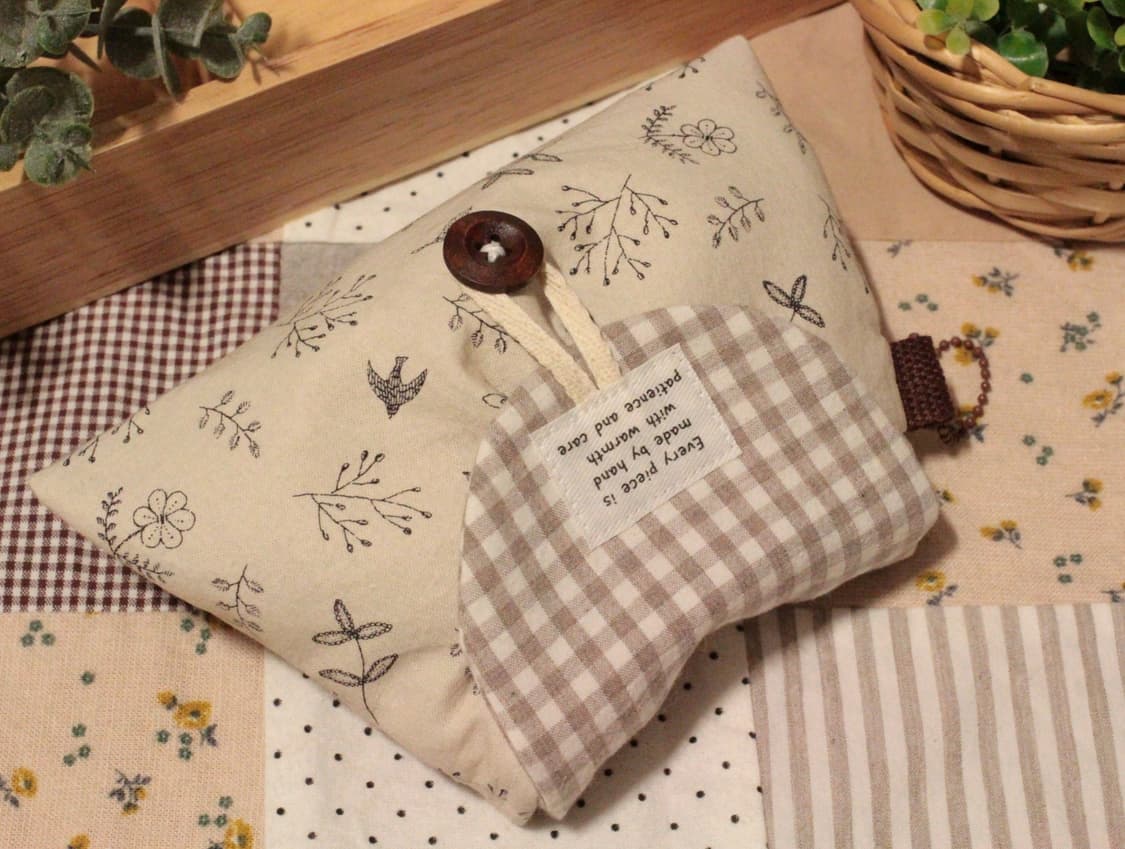 핸드메이드 핀턱 단추 파우치 상품이미지10