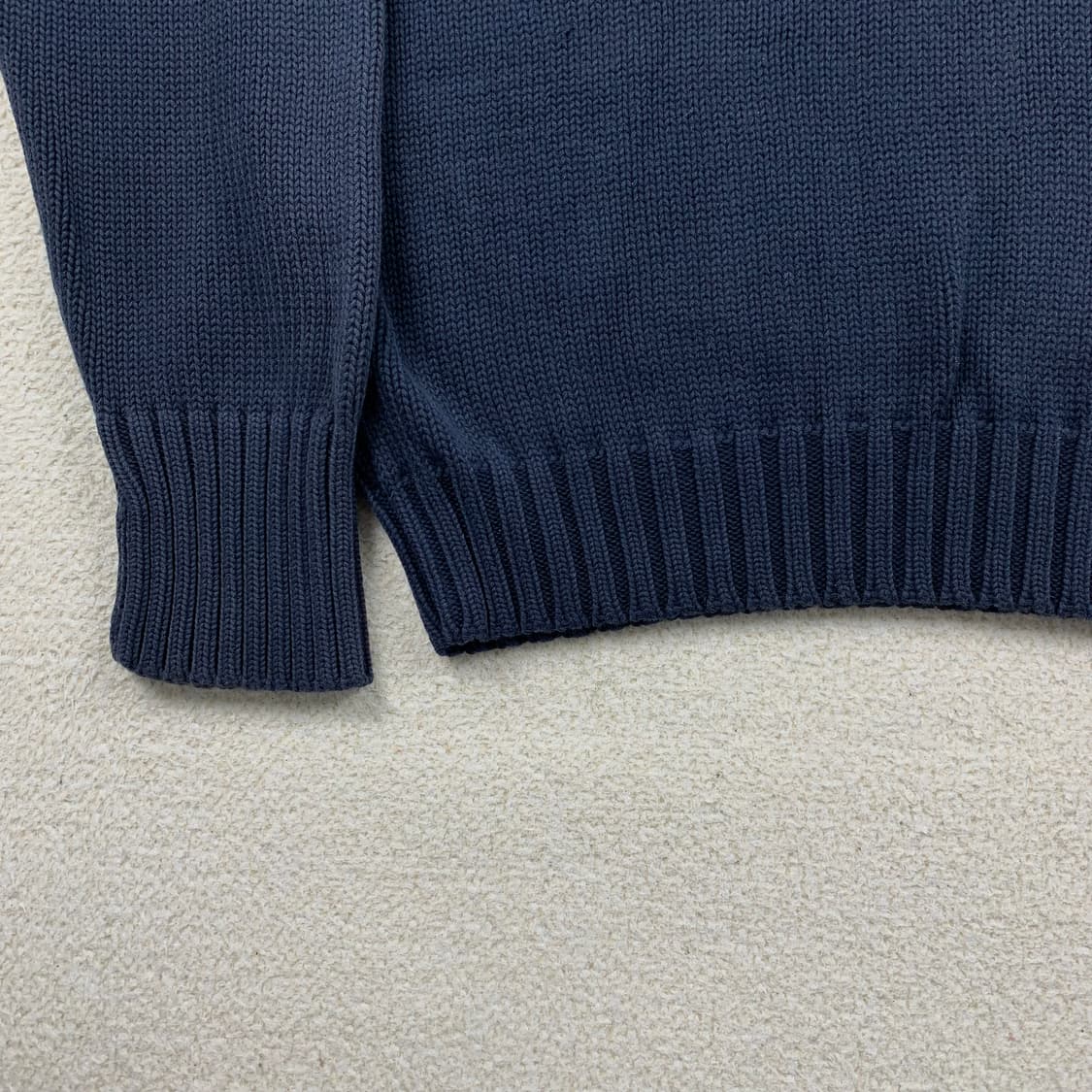 폴로 랄프로렌 포니로고 코튼 니트 네이비  상품이미지4