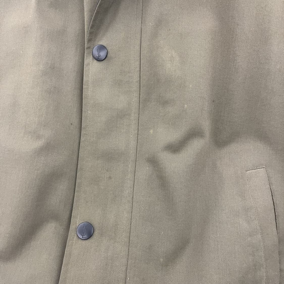 입생로랑 빈티지 말차카키 해링턴 헌팅 워크 자켓 110 C10379 상품이미지9