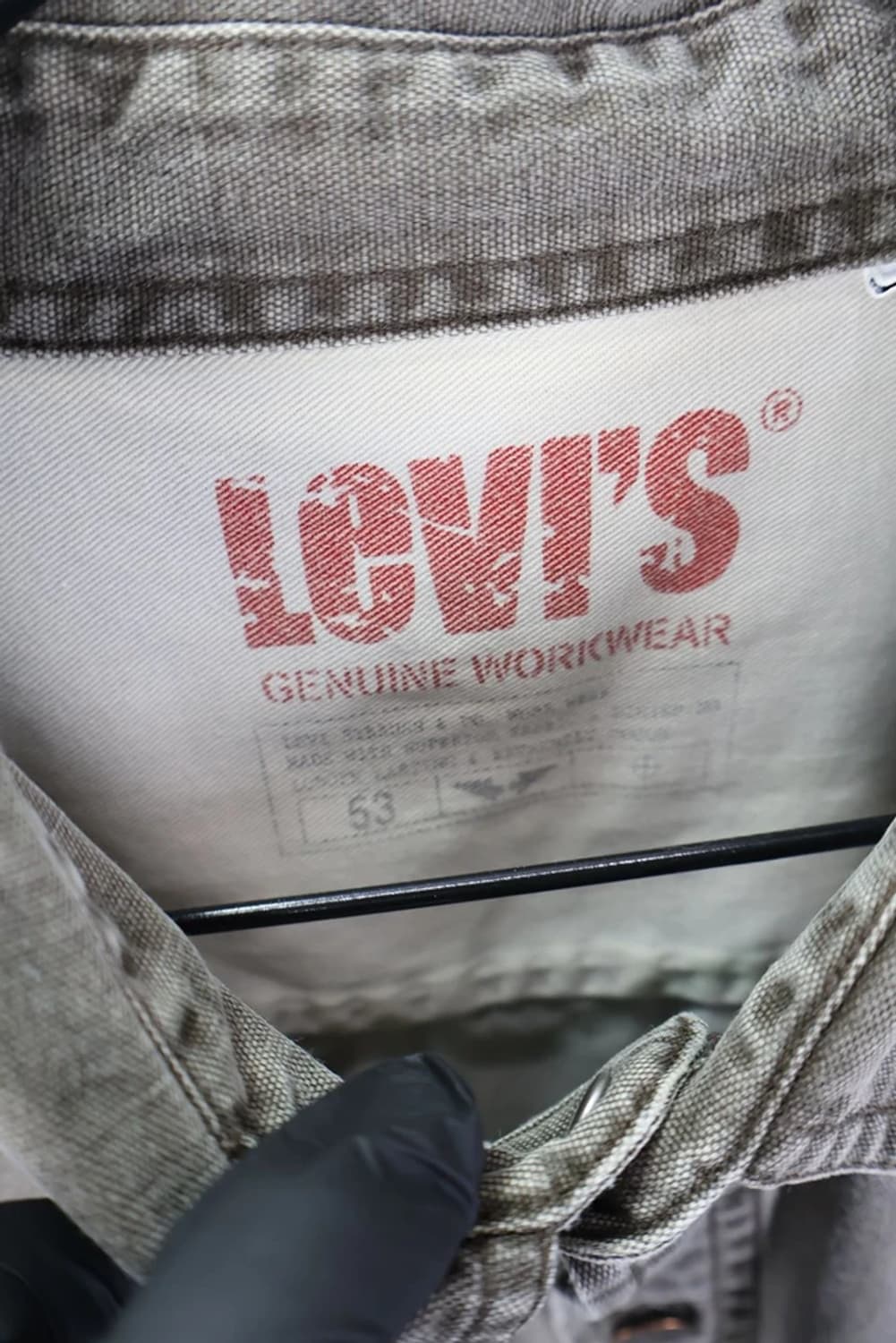 리바이스 브라운 코튼 셔츠 상품이미지6