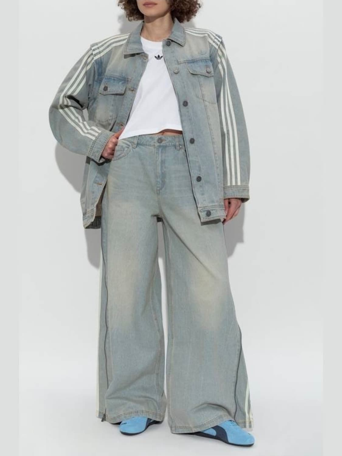 adidas 오리지널 아딜레니엄 지퍼 데님 팬츠 26 상품이미지1