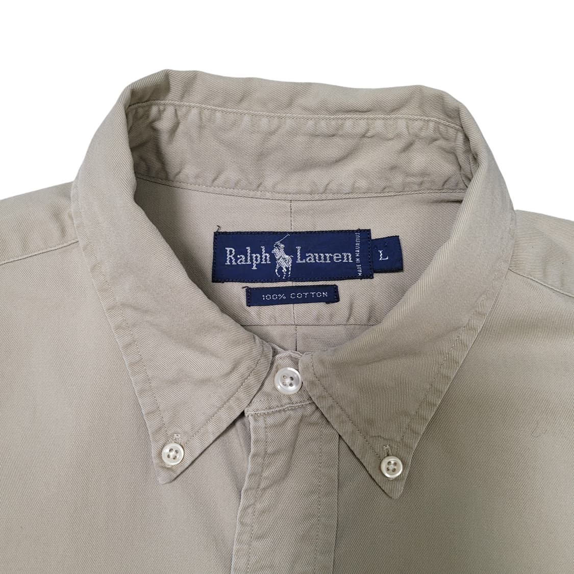 폴로랄프로렌 오버핏 베이지 옥스포드 셔츠 상품이미지2