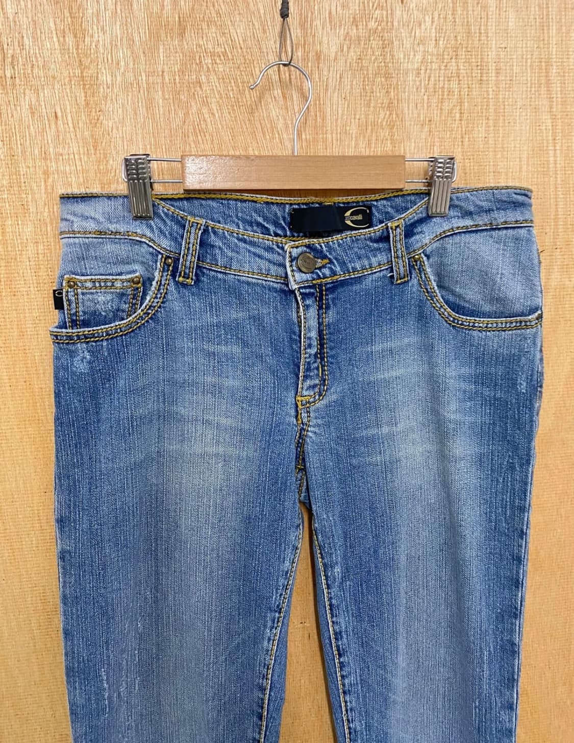 Roberto cavalli 부츠컷 연청 데님 상품이미지5