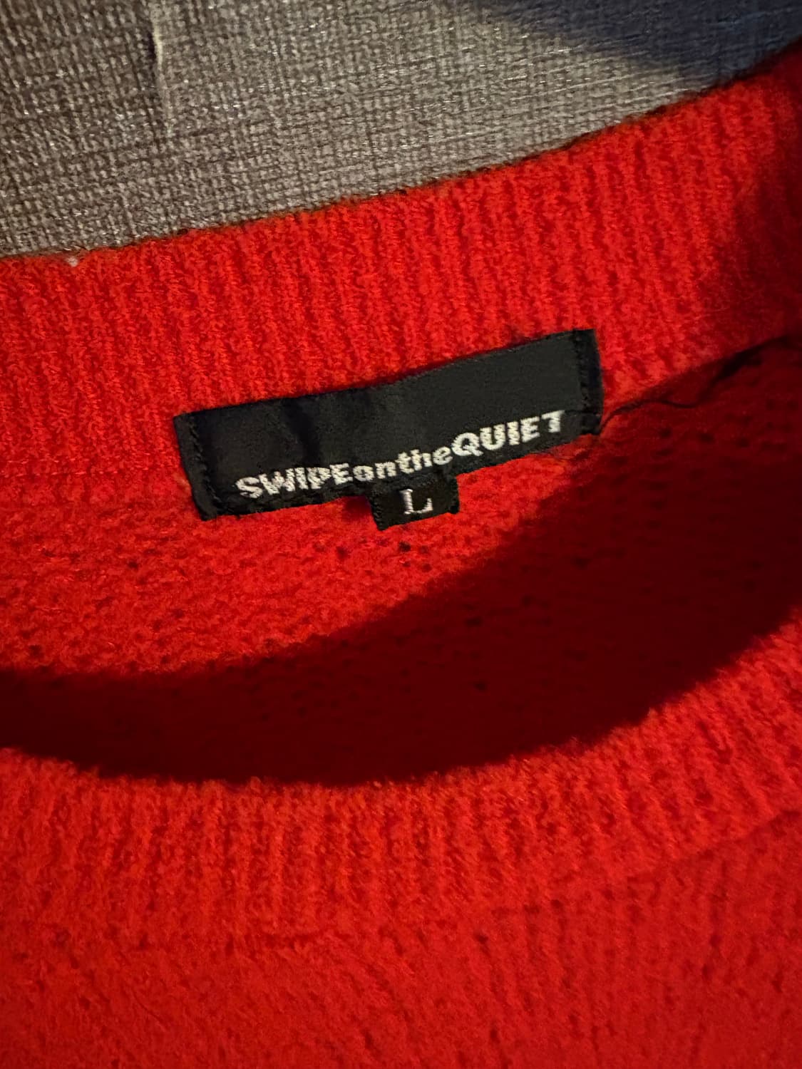 Swipe on the Quiet 배색 니트 Japan 상품이미지2