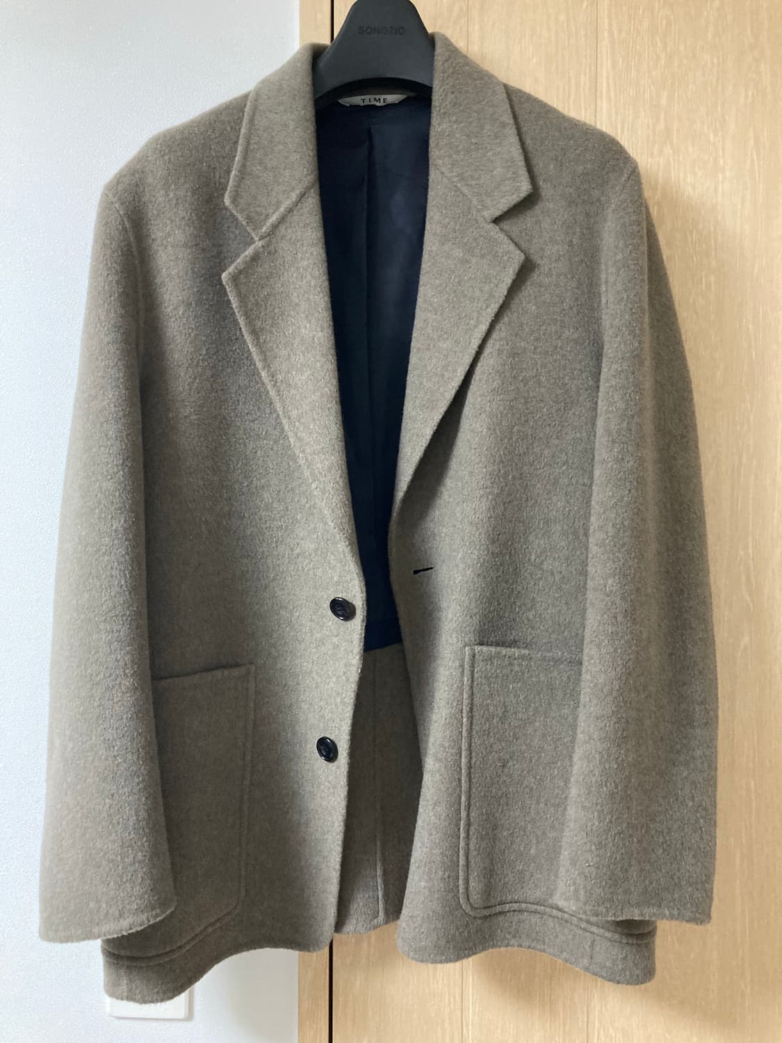 타임옴므 울캐시미어 자켓/하프코트 100사이즈 상품이미지1