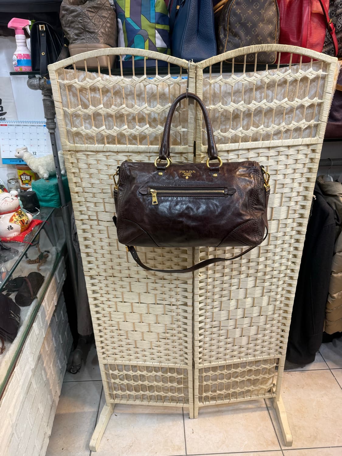 정품 프라다 비텔로 샤인 2way백 팝니다 상품이미지1