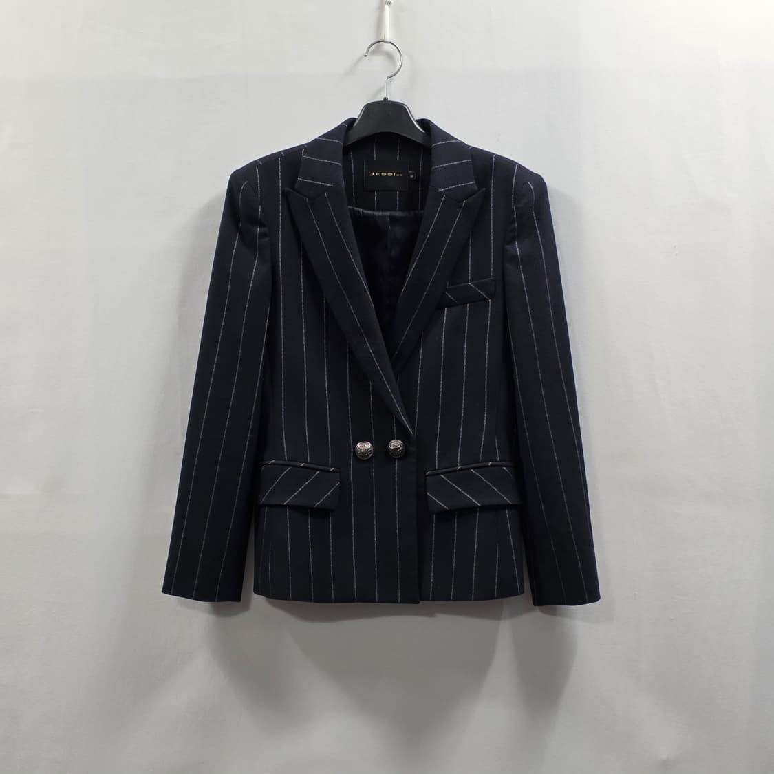 0790 [JESSI] 스트라이프 더블 브레스트 자켓 44 상품이미지1