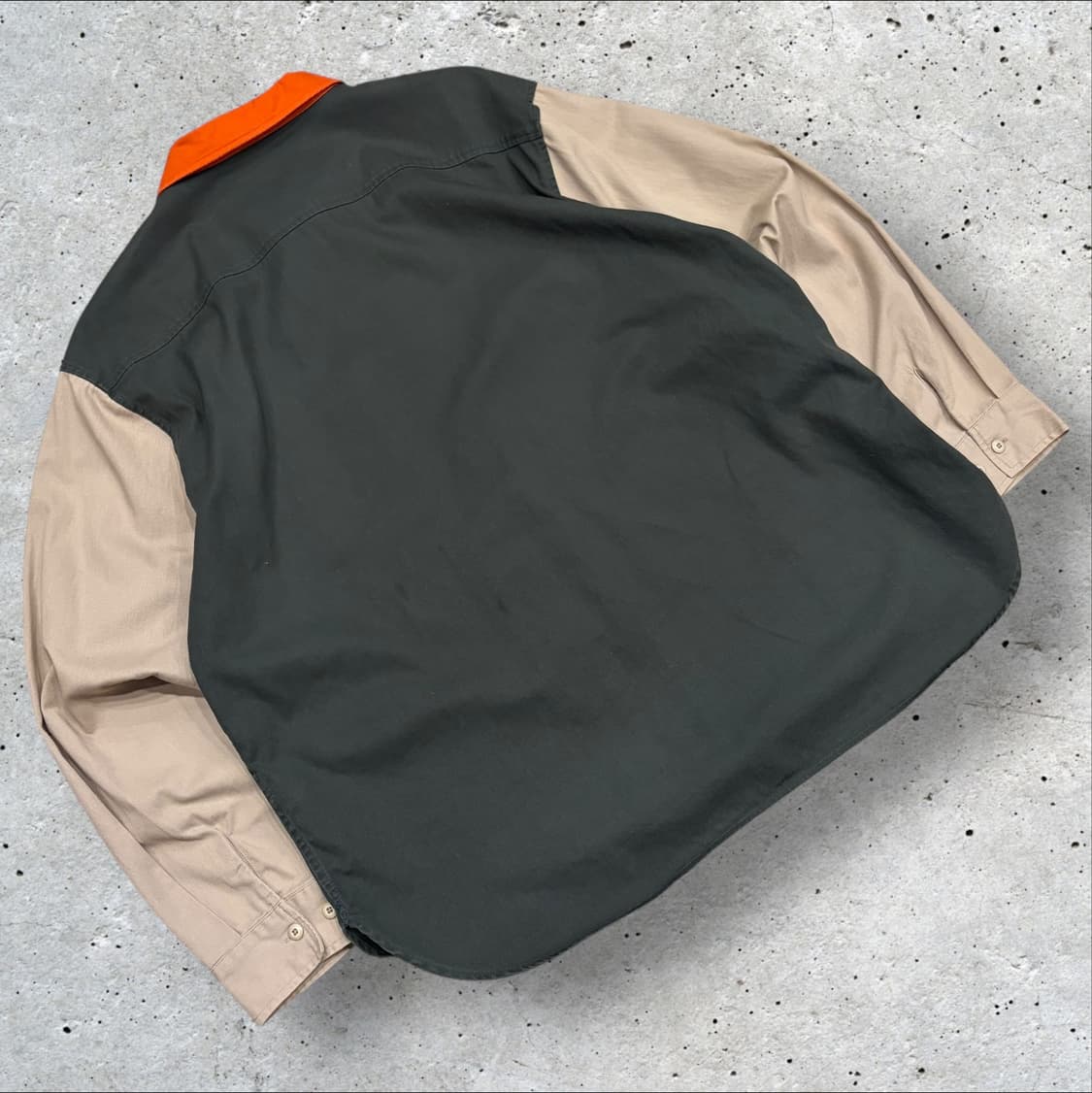 [XL] 벤 데이비스 화이트라벨 배색 워크 셔츠 C134 상품이미지2