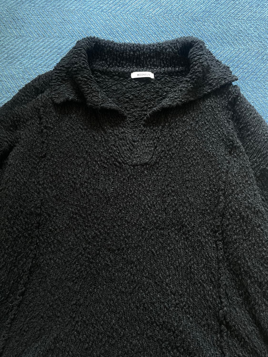 문선 부클니트 블랙  상품이미지2