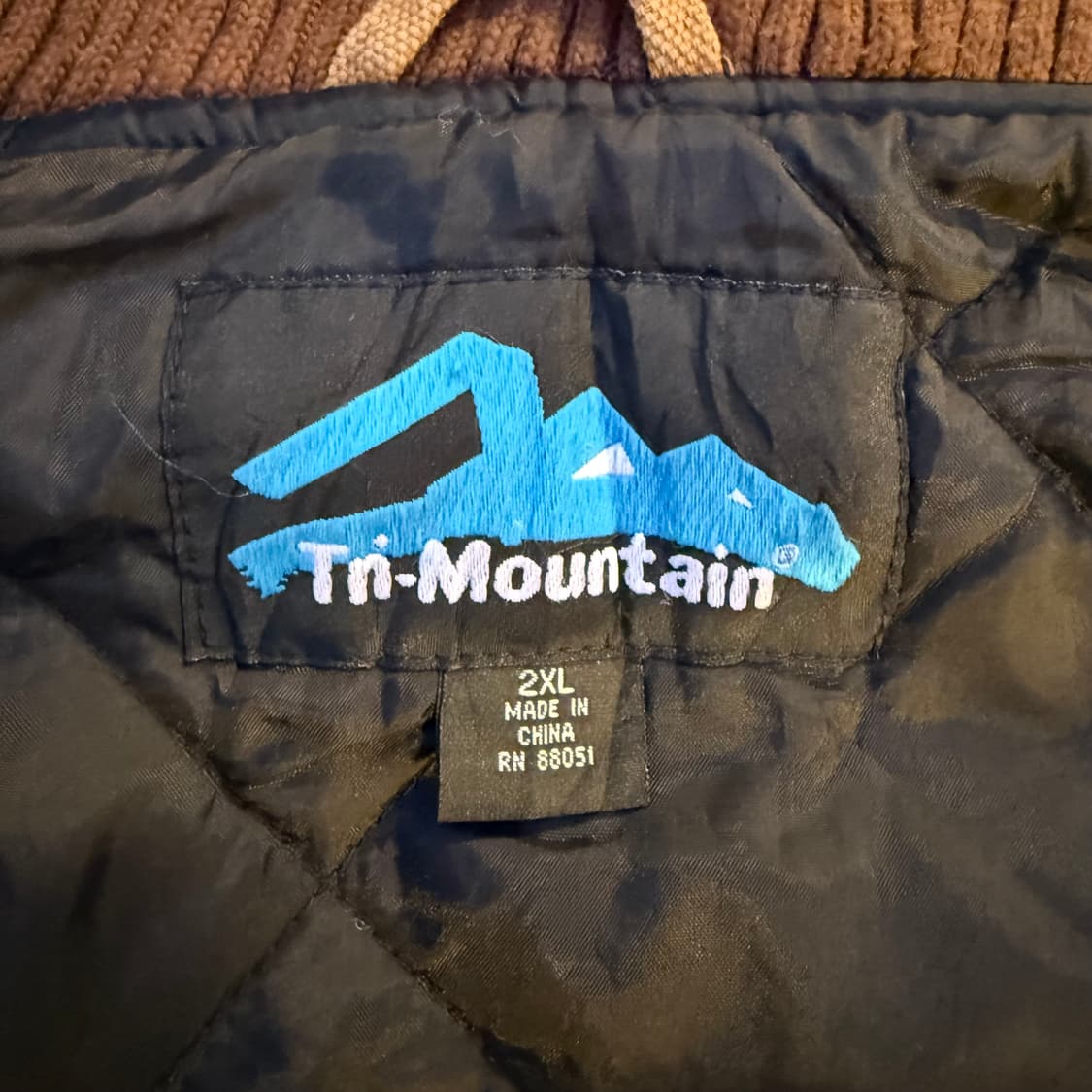 빈티지 워크 베스트 브라운 상품이미지4