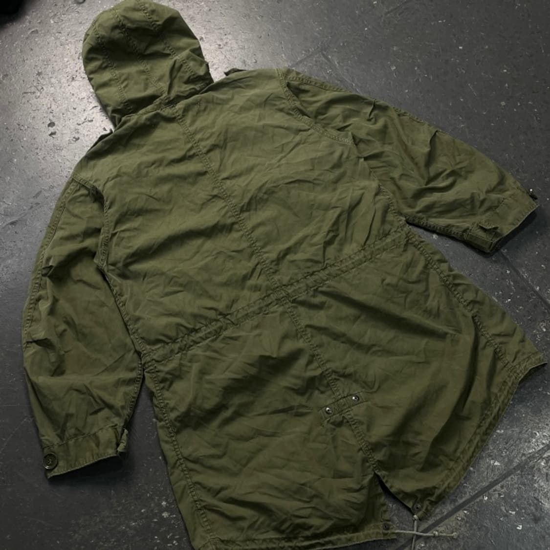 100 60s 미군 오리지날 M-65 피쉬테일 야상자켓  상품이미지5