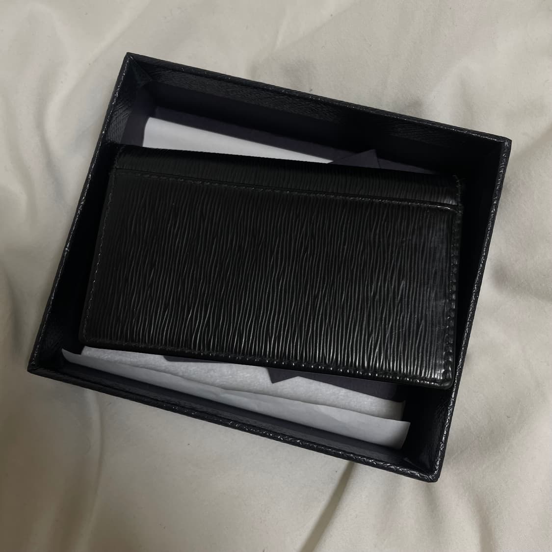프라다 사피아노 카드지갑 명함지갑 블랙 풀박스 상품이미지2