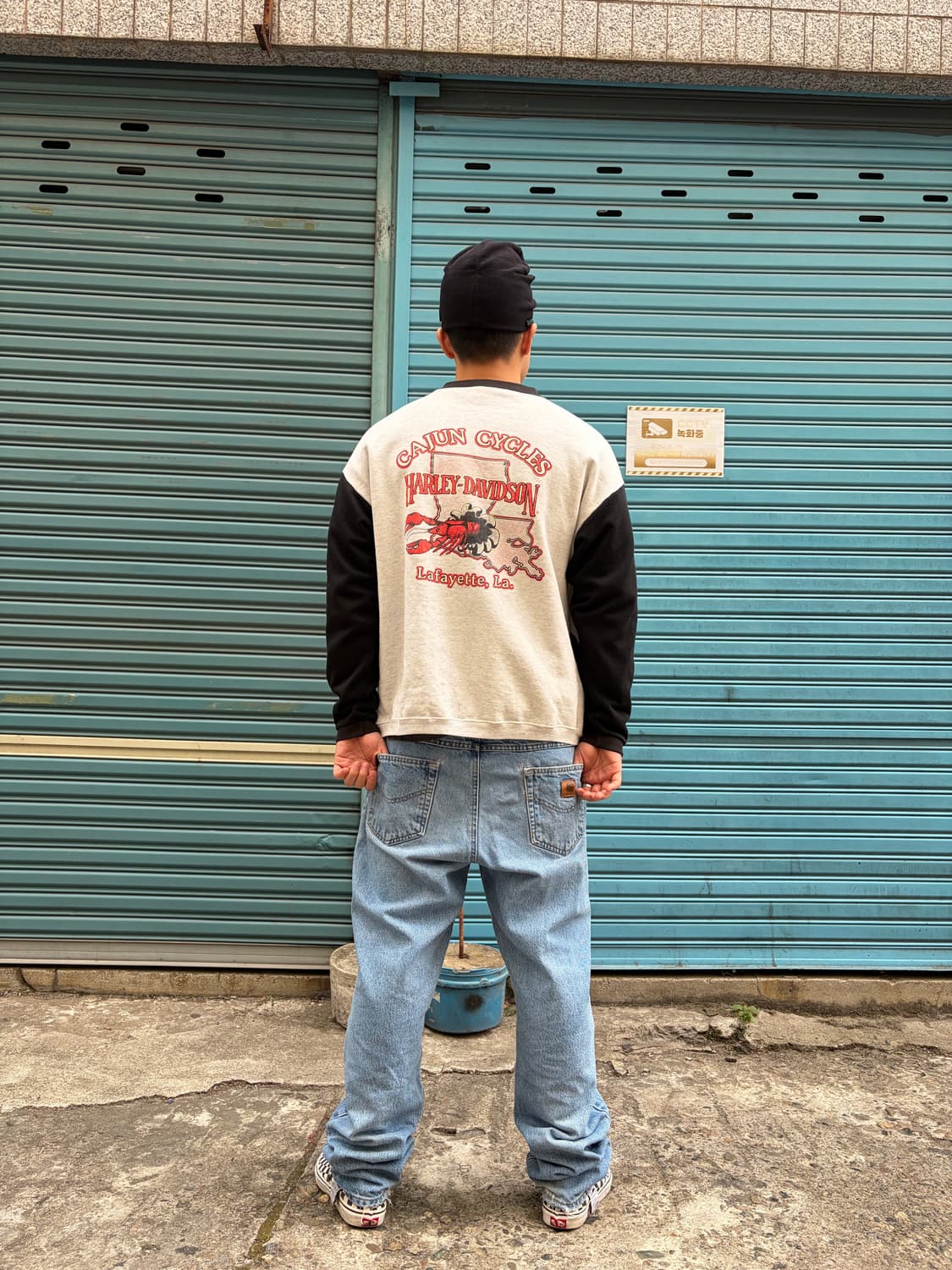 90’s Harley Davidson Cajun cycles sweat  상품이미지1