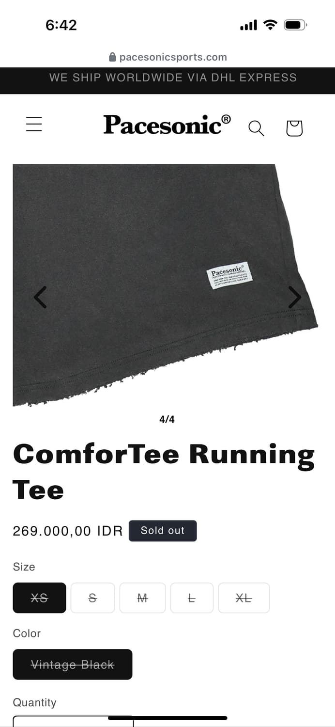 Pacesonic ComforTee Running Tee 상품이미지3