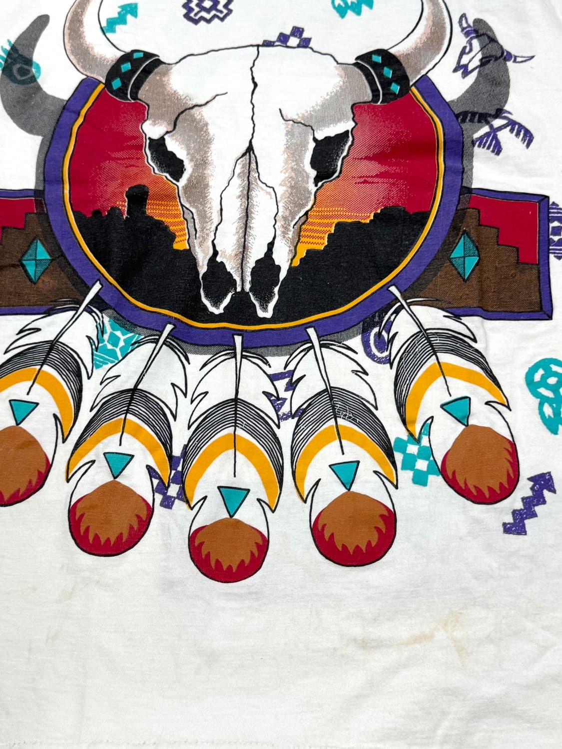 90s Native navajo shirt 상품이미지3