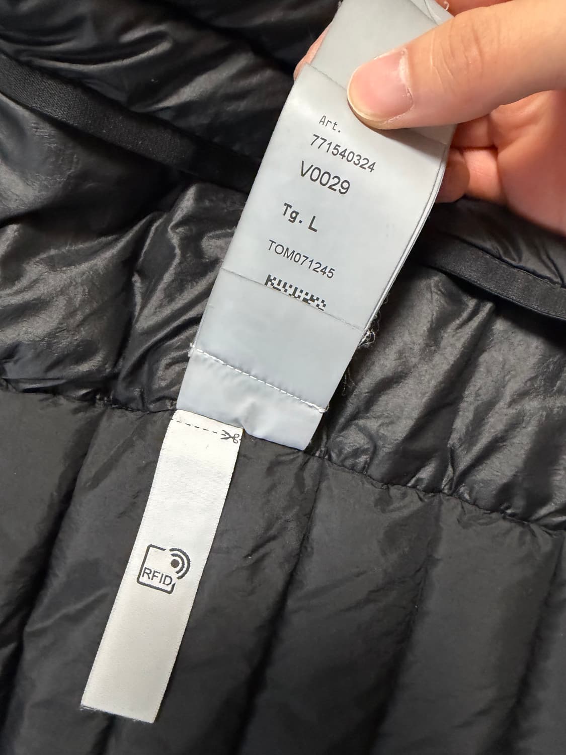 24fw 스톤아일랜드 룸 우븐 체임버스 경량패딩 L 상품이미지5