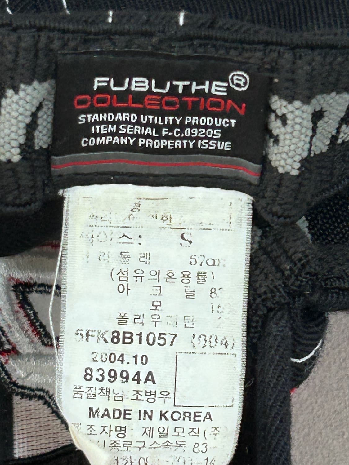 FUBU 후부 빈티지 스티치 볼캡 야구 모자 검빨 상품이미지9