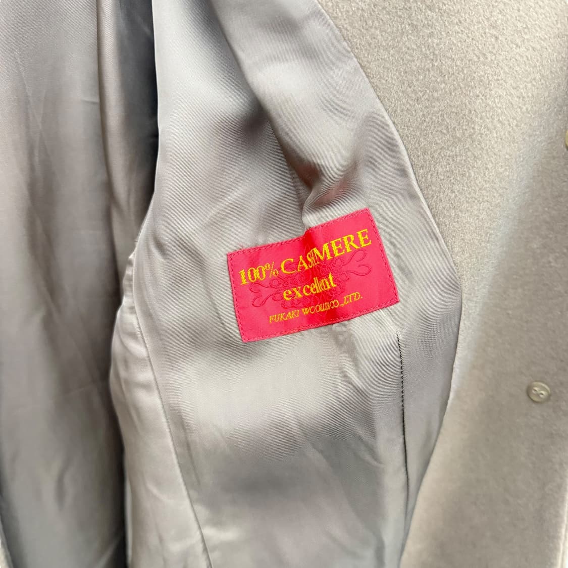 JPN 캐시미어 브라운 싱글 롱코트 상품이미지8