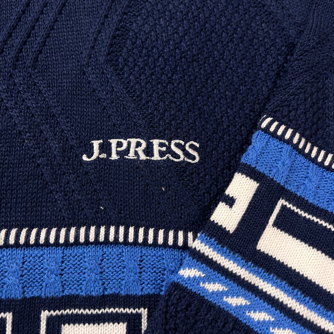 제이프레스(J.PRESS) 패턴 니트 (실측확인) 상품이미지3