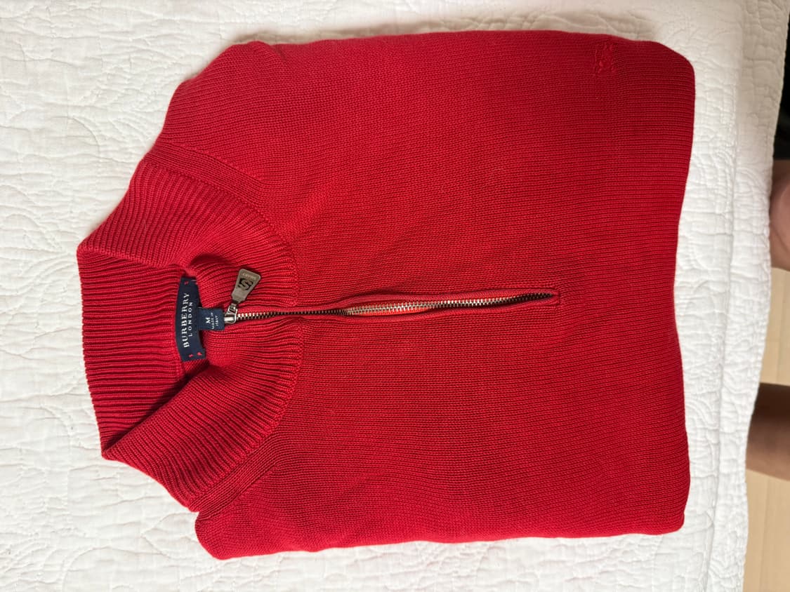 버버리 런던 레드반집업M 상품이미지1