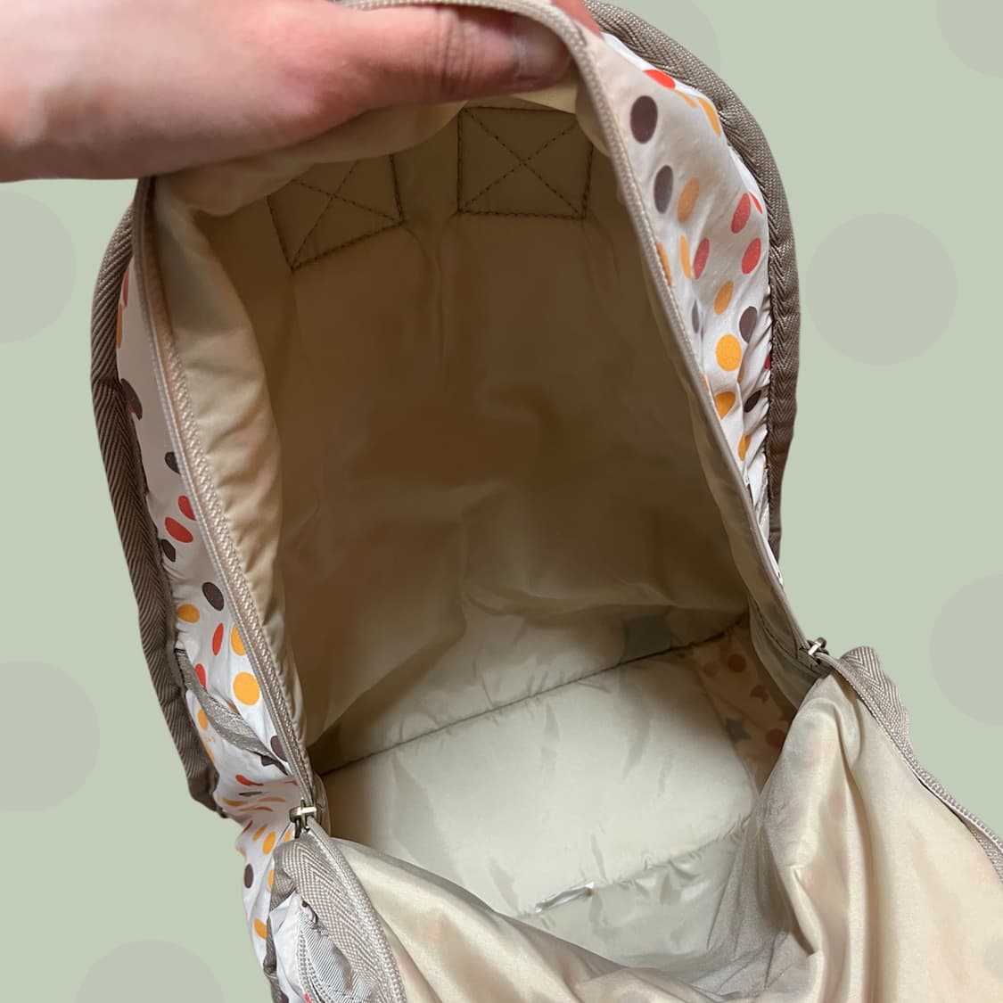 츠모리 치사토x레스포삭 고양이 땡땡이 백팩 상품이미지8