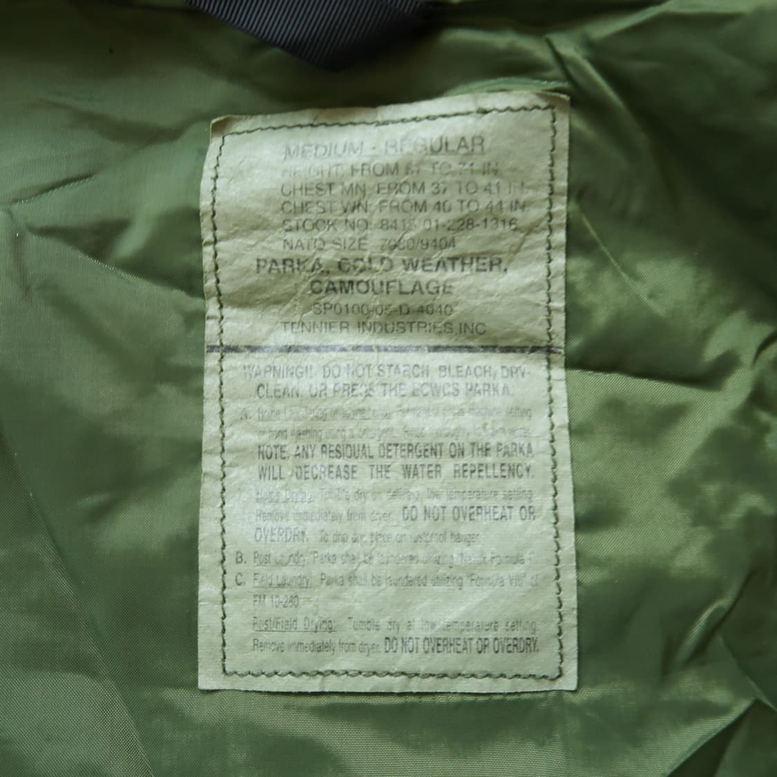 미군 OG 고어텍스 자켓 M-R 상품이미지10