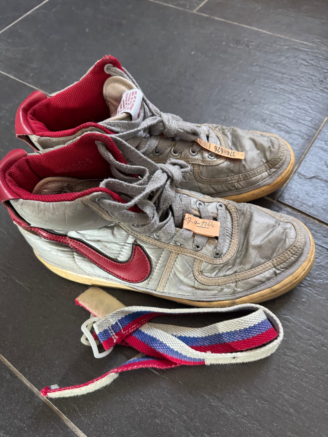 Nike 나이키 반달하이 슈프림 메탈릭실버 270 상품이미지4