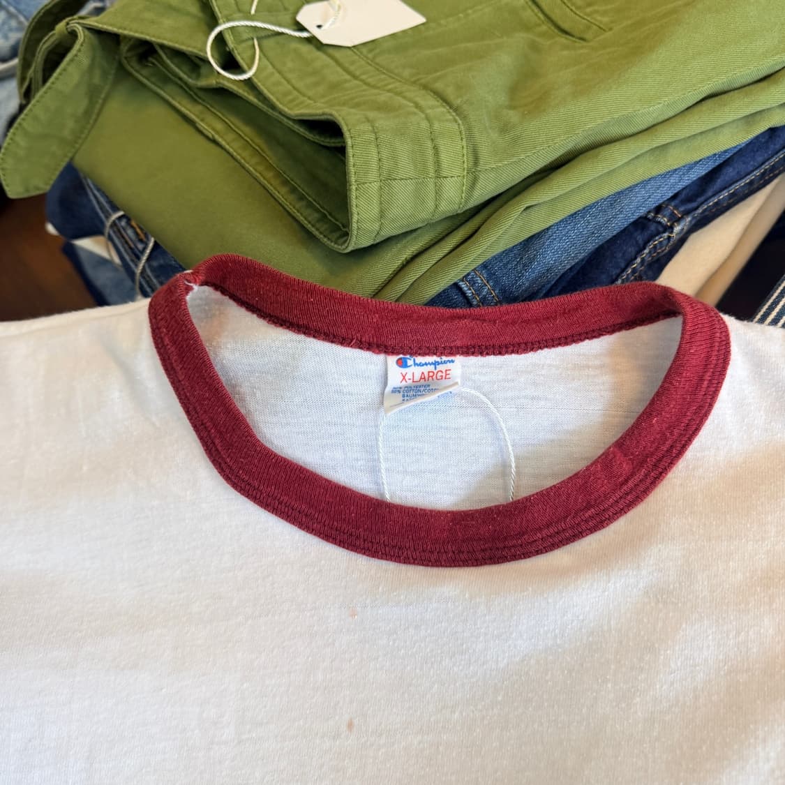 80S 챔피온 하버드 의대 로고 링거티 MADE IN USA XL 사이즈 상품이미지3