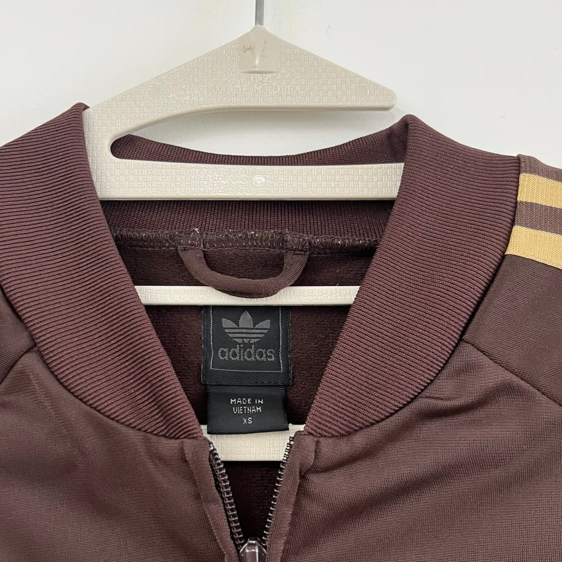 아디다스 딱붙핏 초코 브라운 트랙탑 져지 상품이미지5