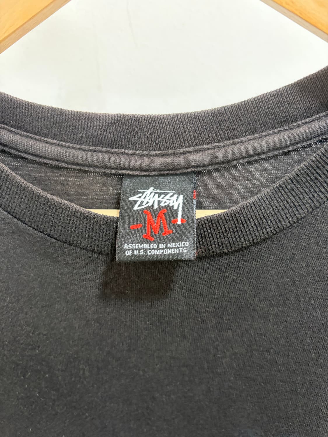  00s Stussy 크라운 프린팅 반팔 티셔츠 상품이미지4