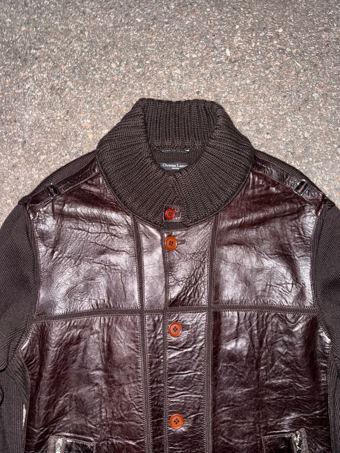 Christian Lacroix Hybrid Leather jacket 상품이미지3