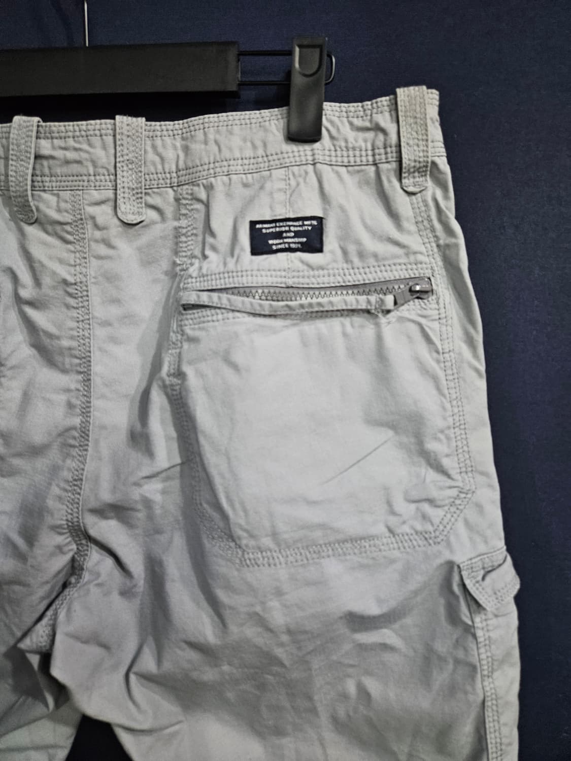 아르마니 익스체인지 라이트그레이 남성 허리 32 카고 반바지  상품이미지7