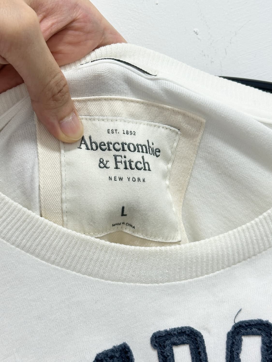 ABERCROMBIE logo patch sleeve 상품이미지4