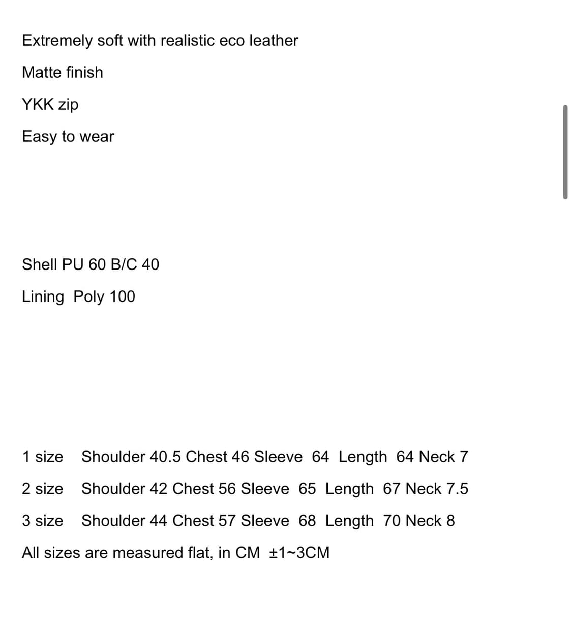 Seigi yuri leather zip jacket 상품이미지2