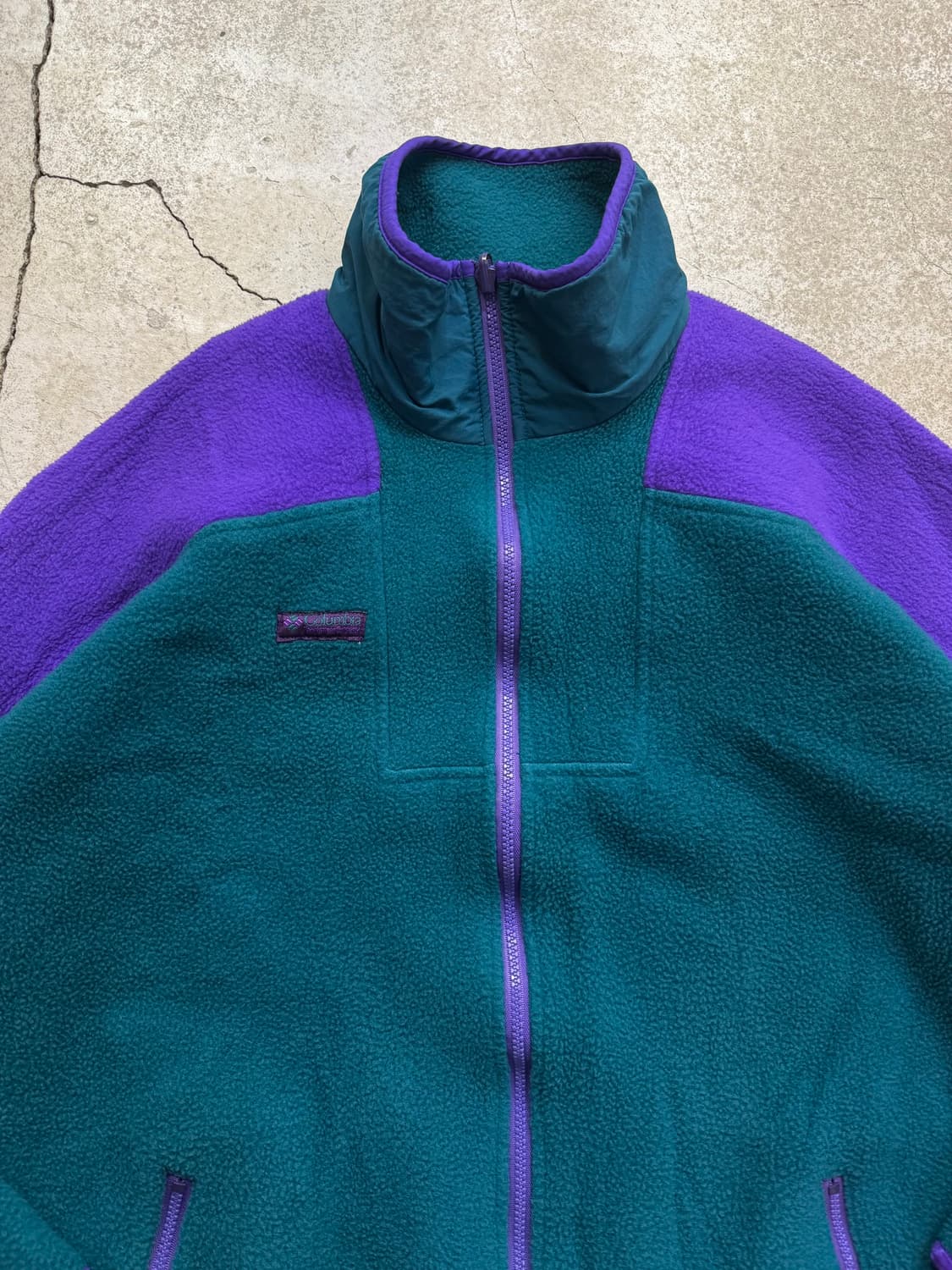 90s 컬럼비아 헤비웨이트 플리스 집업자켓 상품이미지3