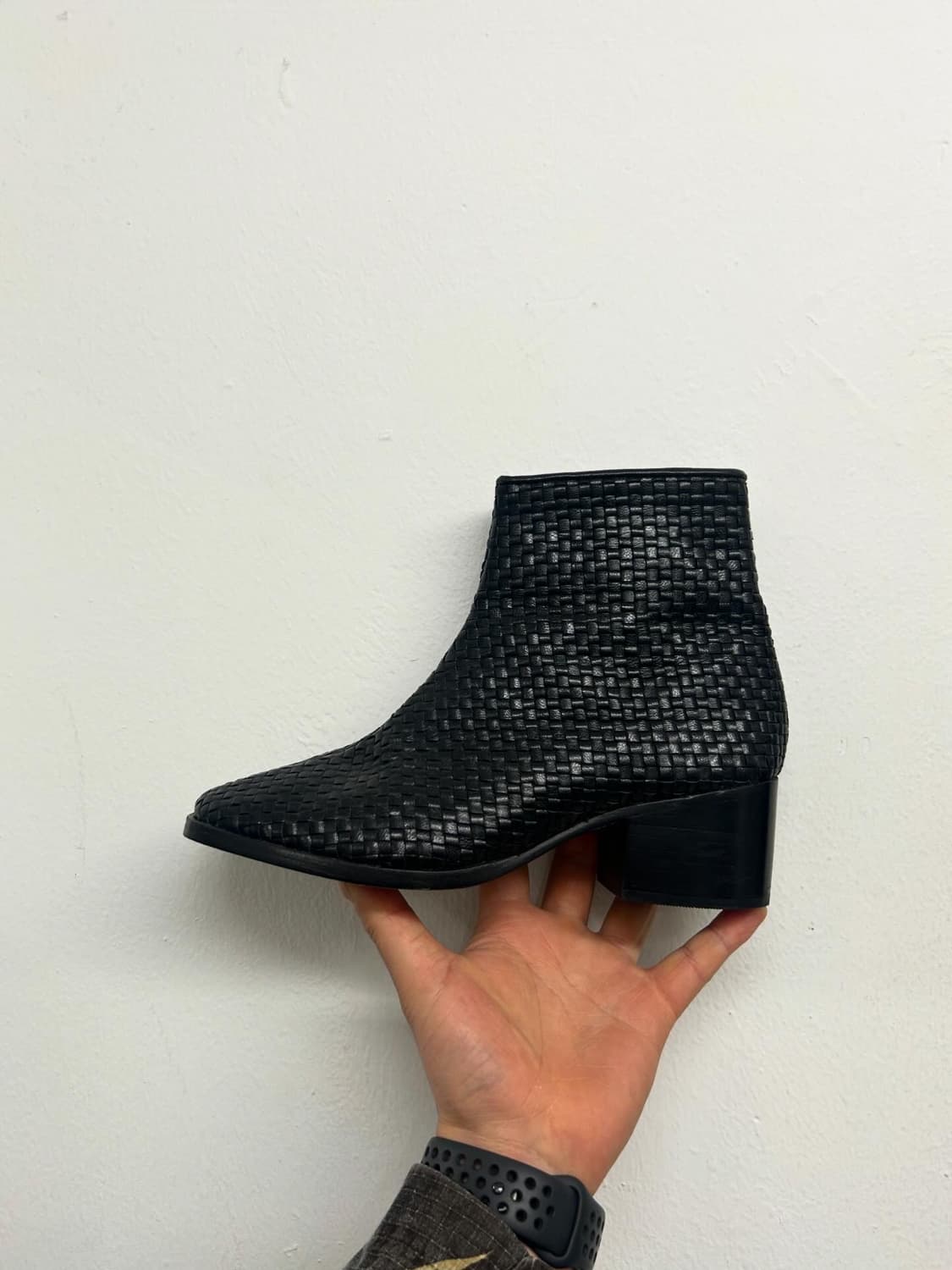 St. Agni 세인트아그니 우븐 레더 부츠 230 상품이미지1