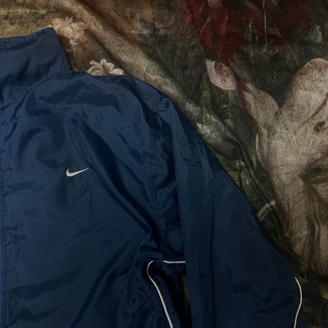 나이키 올드스쿨 화이트 사이드라인 네이비바람막이 105 상품이미지2