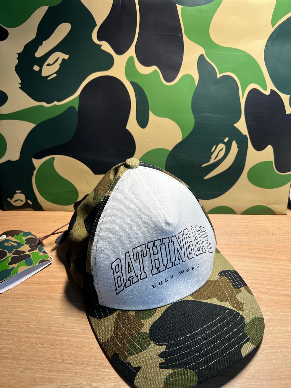 베이프 비지 워크 모자 상품이미지1