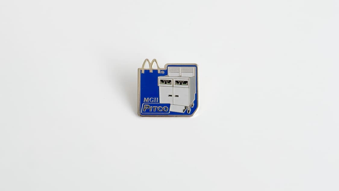 맥도날드 빈티지 크루 핀뱃지 라펠핀 ‘Pitco’ 상품이미지4